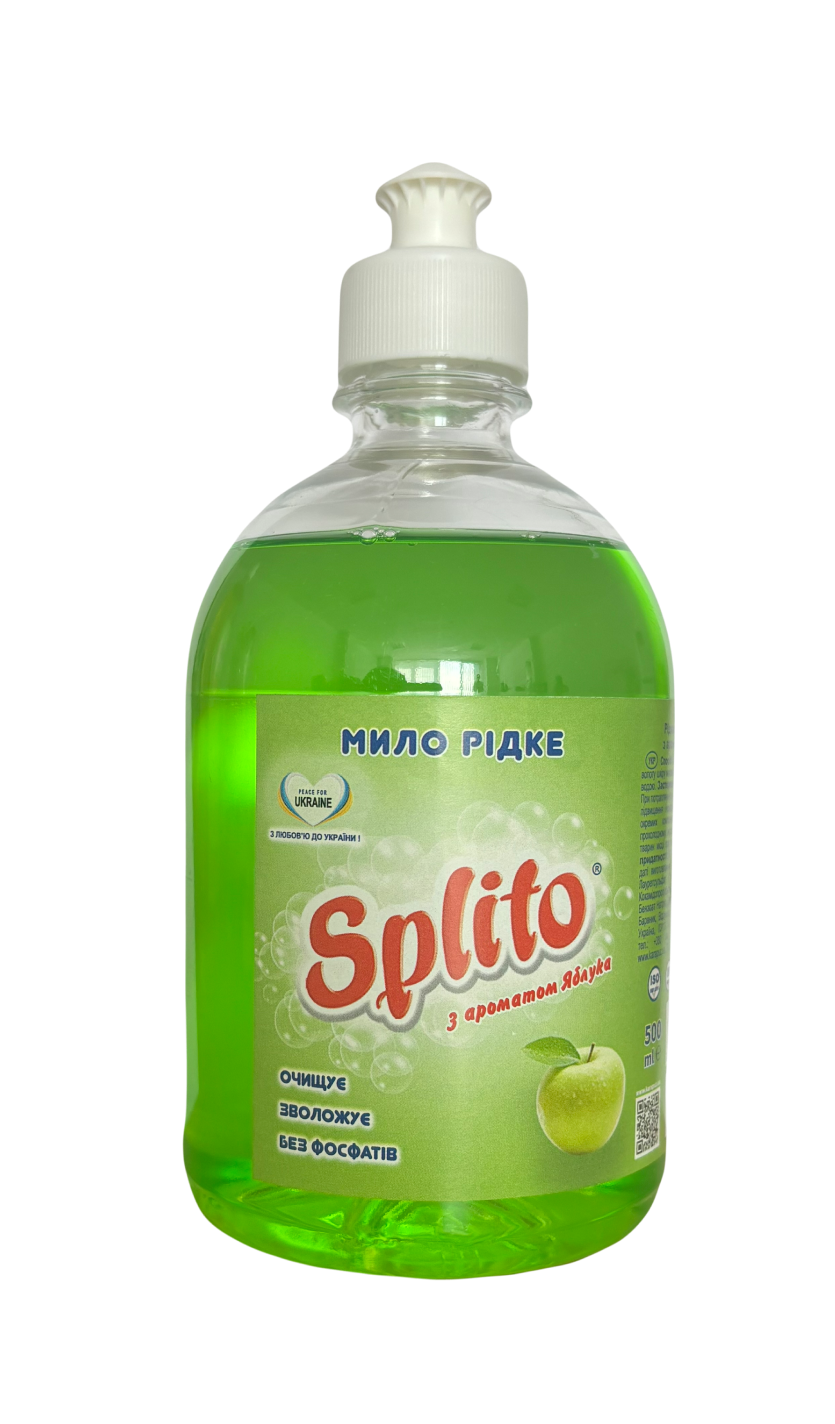 Рідке мило з ароматом яблука Splito, 500 мл